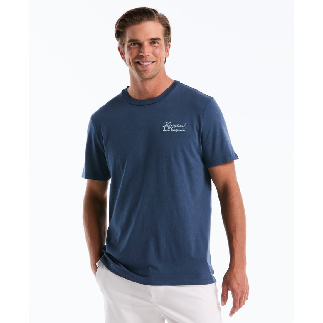 Ocean Scene Graphic T-Shirt In Sargasso Sea - RUTHERFORD & Co