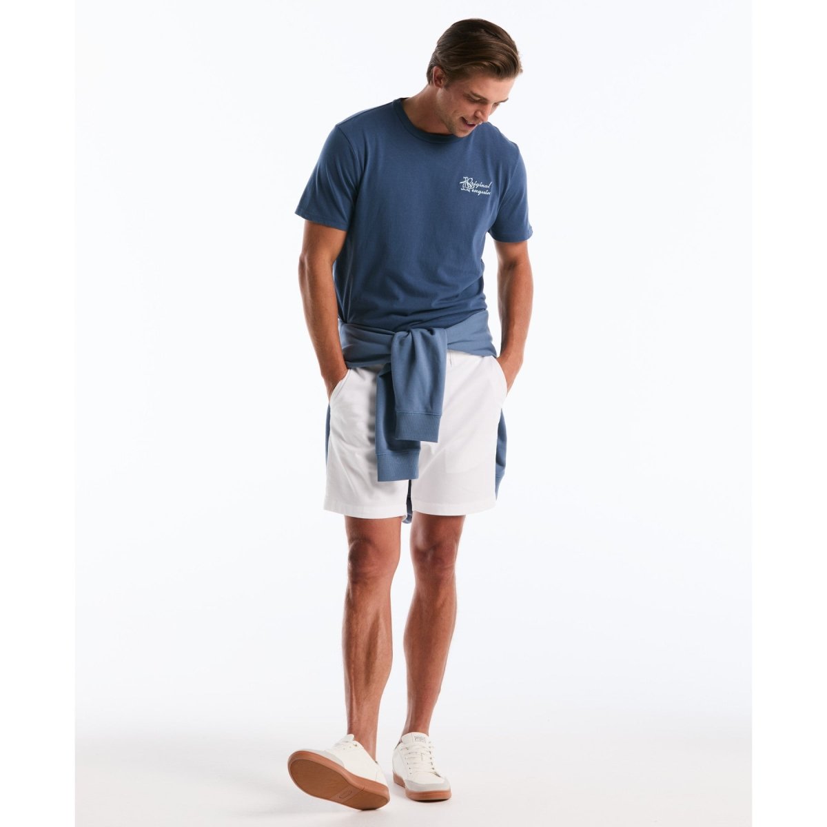 Ocean Scene Graphic T-Shirt In Sargasso Sea - RUTHERFORD & Co