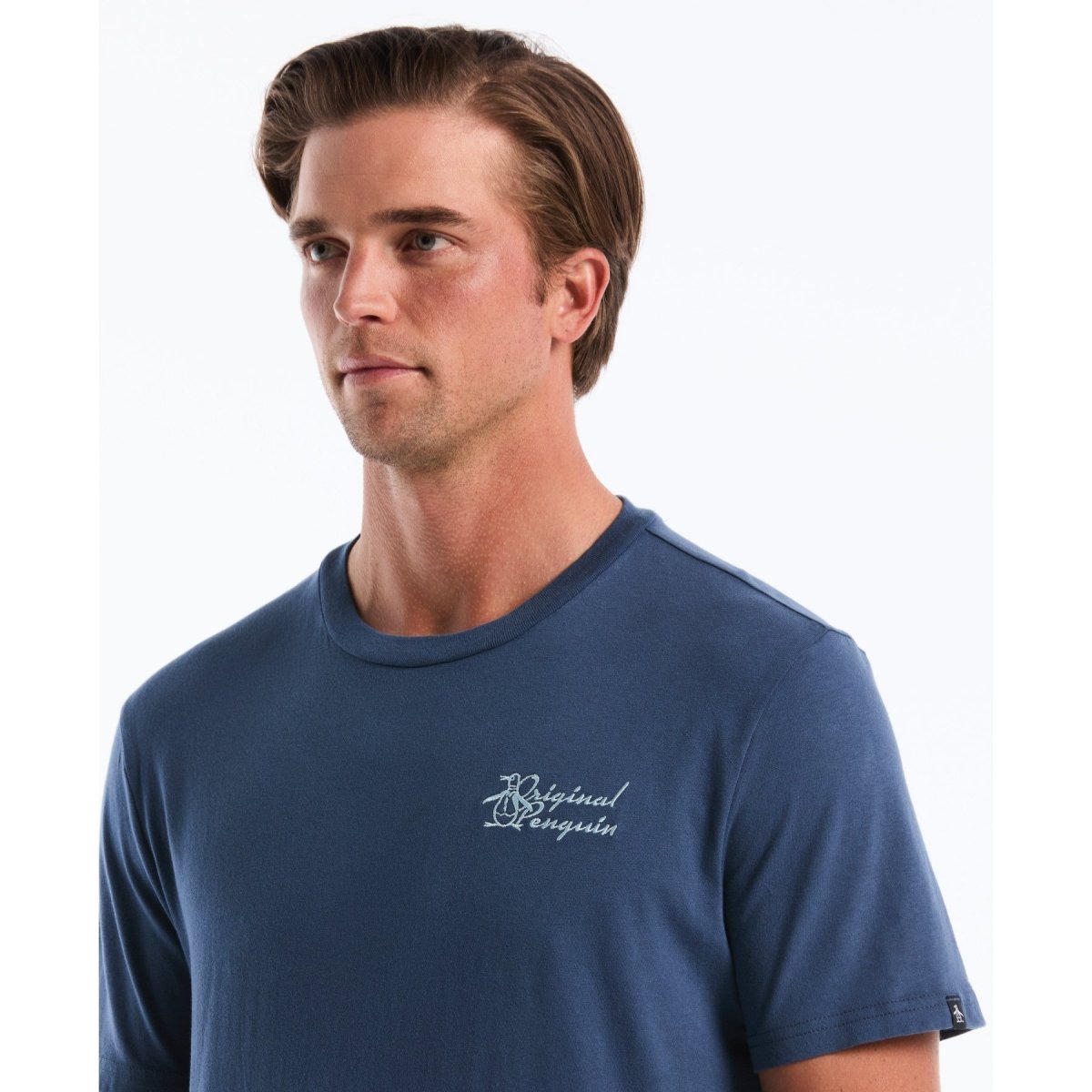 Ocean Scene Graphic T-Shirt In Sargasso Sea - RUTHERFORD & Co