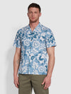 Manzarek Modern Fit Revere Print Shirt