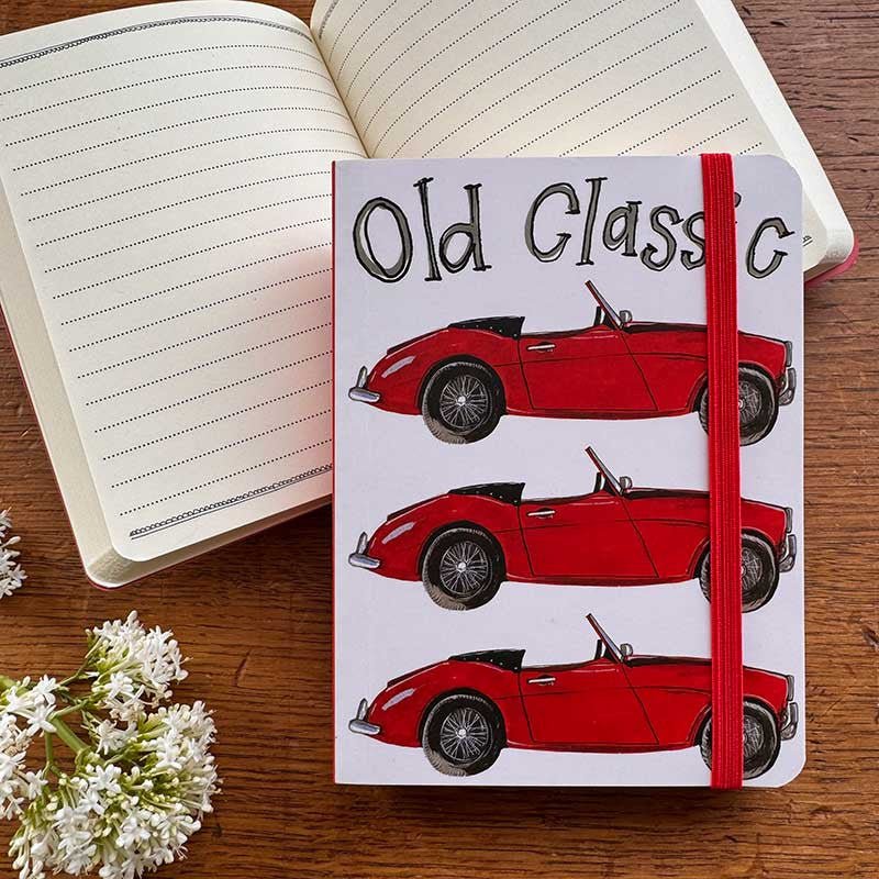 Old Classic Car Small Chunky Notebook - RUTHERFORD & Co