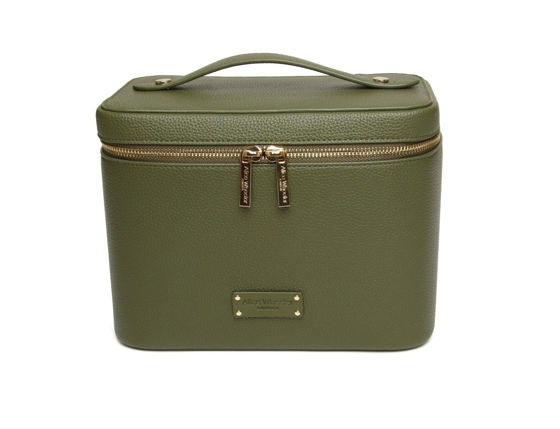 Olive - Kensington Beauty Case - RUTHERFORD & Co