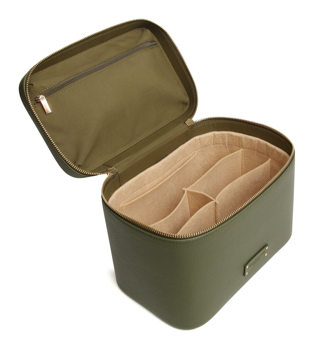 Olive - Kensington Beauty Case - RUTHERFORD & Co