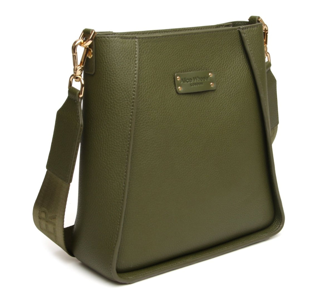 Olive - Kensington Cross Body Bag - RUTHERFORD & Co