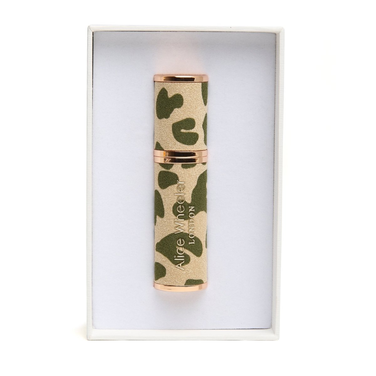 Olive Leopard - Refillable Atomiser - RUTHERFORD & Co