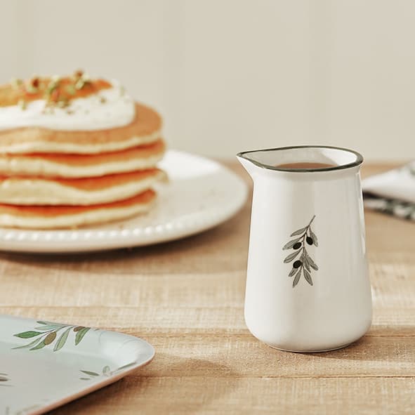 Olive Mini Stoneware Jug - RUTHERFORD & Co