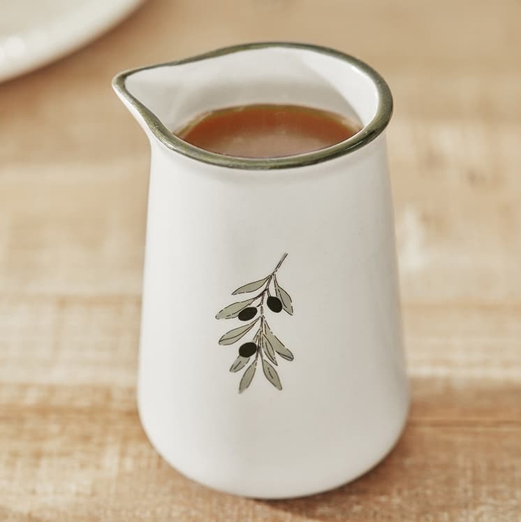 Olive Mini Stoneware Jug - RUTHERFORD & Co