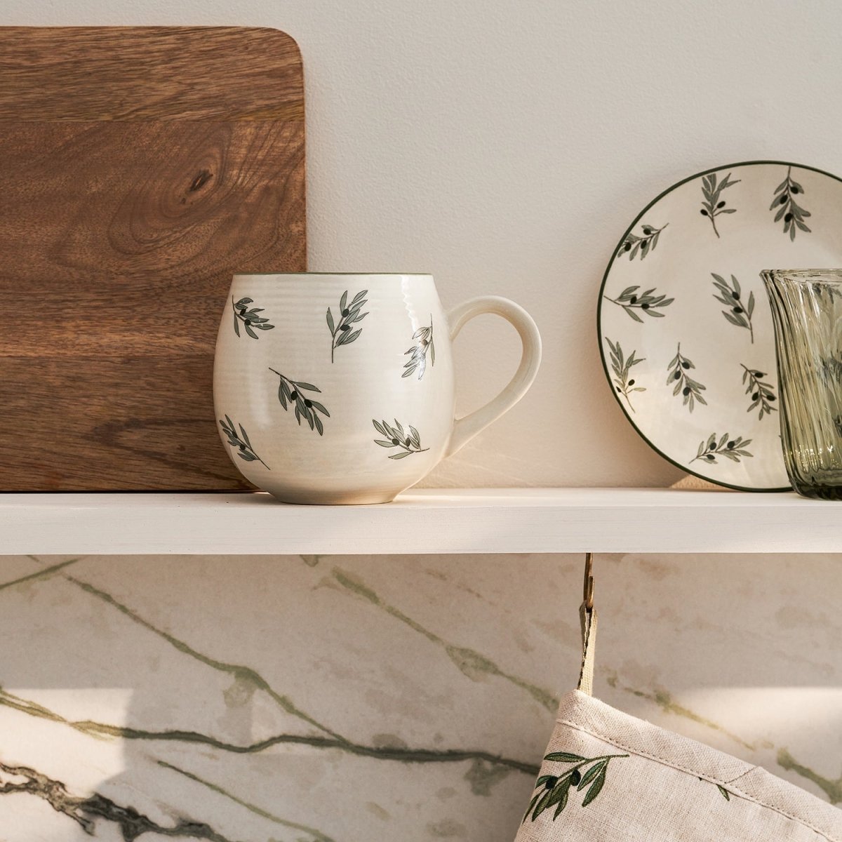 Olive Stoneware Mug - RUTHERFORD & Co