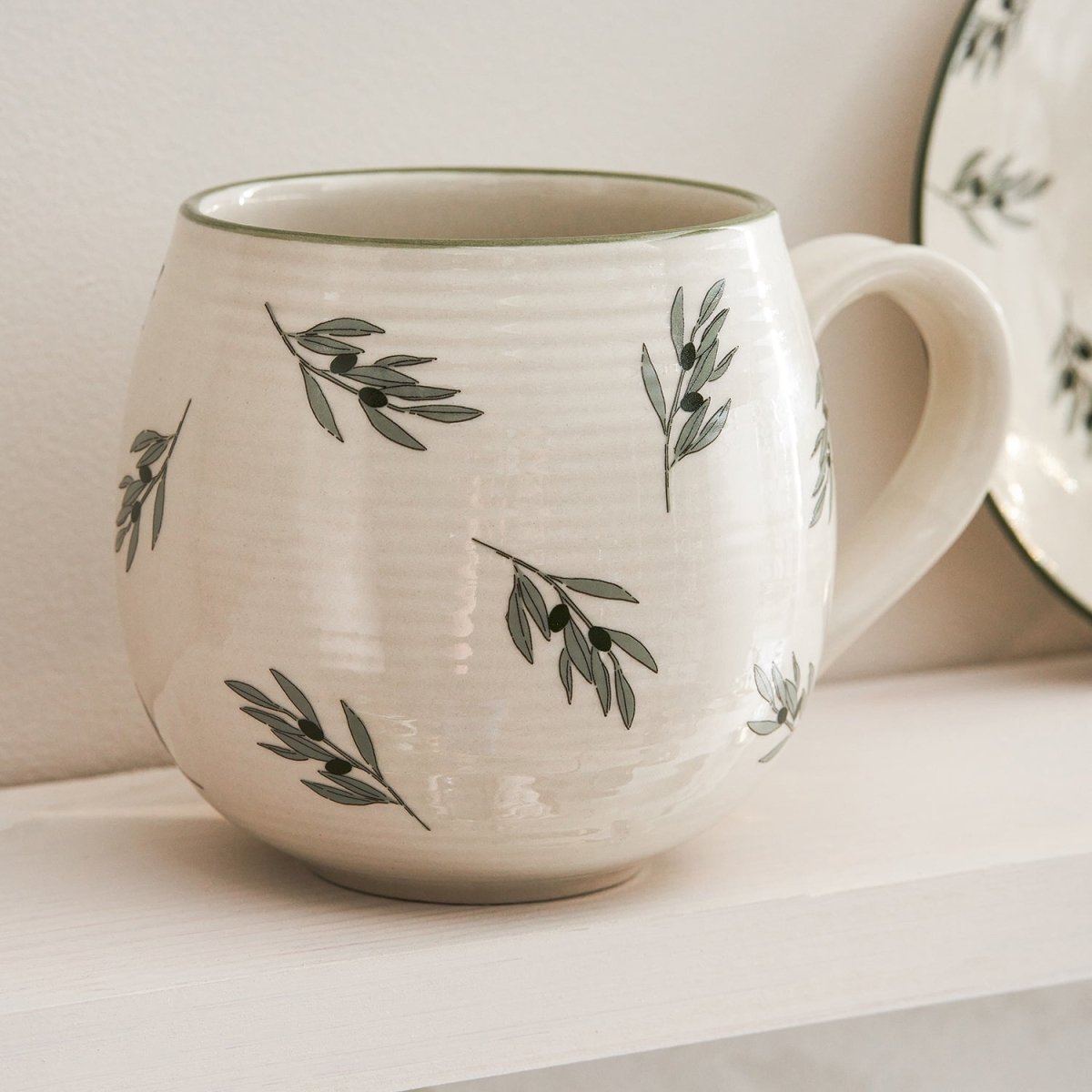 Olive Stoneware Mug - RUTHERFORD & Co