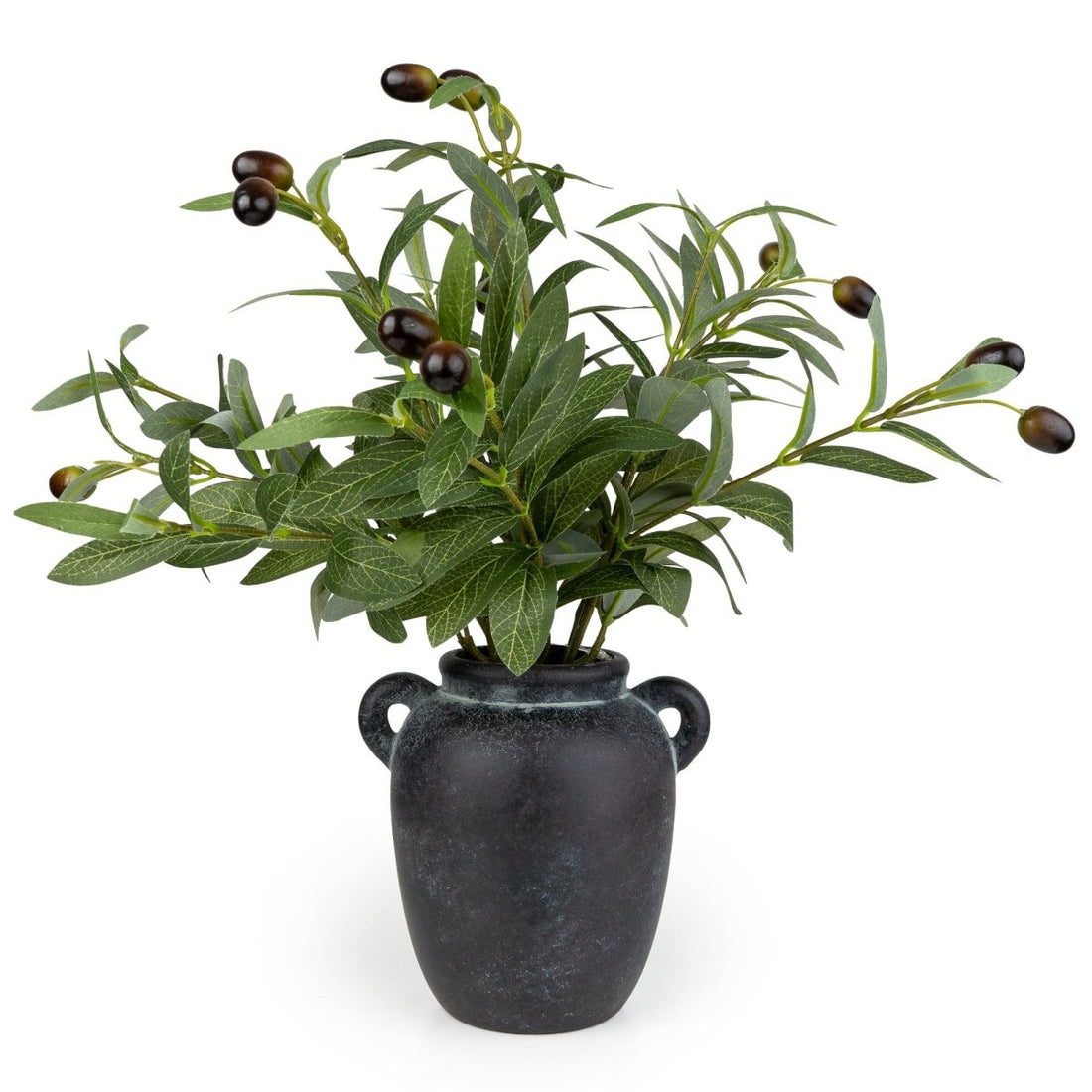 Olive Tree in Paper Mache Pot 40cm - RUTHERFORD & Co