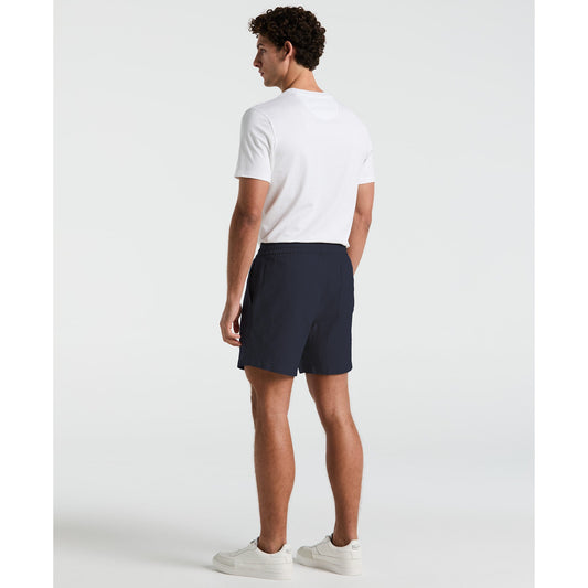 6" Linen Blend Shorts In Sargasso Sea