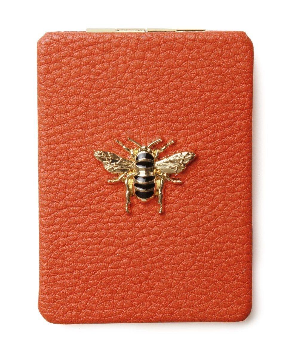 Orange Oblong Compact Mirror - RUTHERFORD & Co