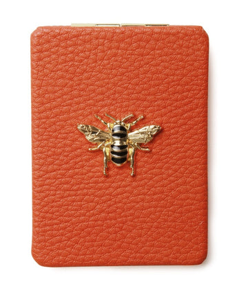 Orange Oblong Compact Mirror - RUTHERFORD & Co