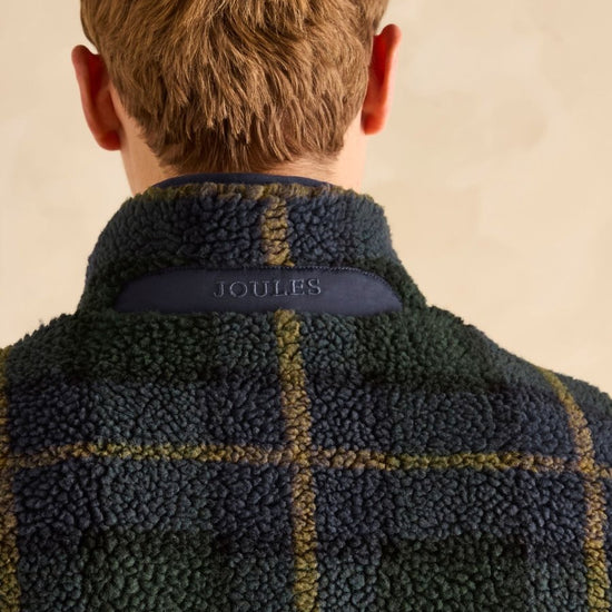 Otis Navy Borg Fleece Gilet - RUTHERFORD & Co