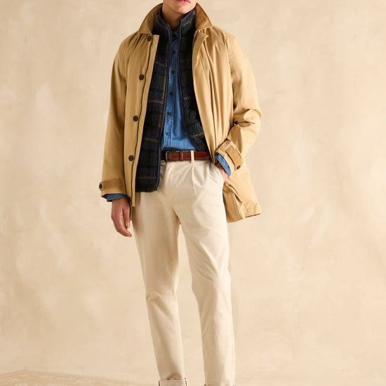 Otis Navy Borg Fleece Gilet - RUTHERFORD & Co