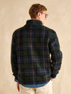 Otis Navy Check Borg Fleece - RUTHERFORD & Co