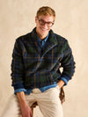 Otis Navy Check Borg Fleece - RUTHERFORD & Co