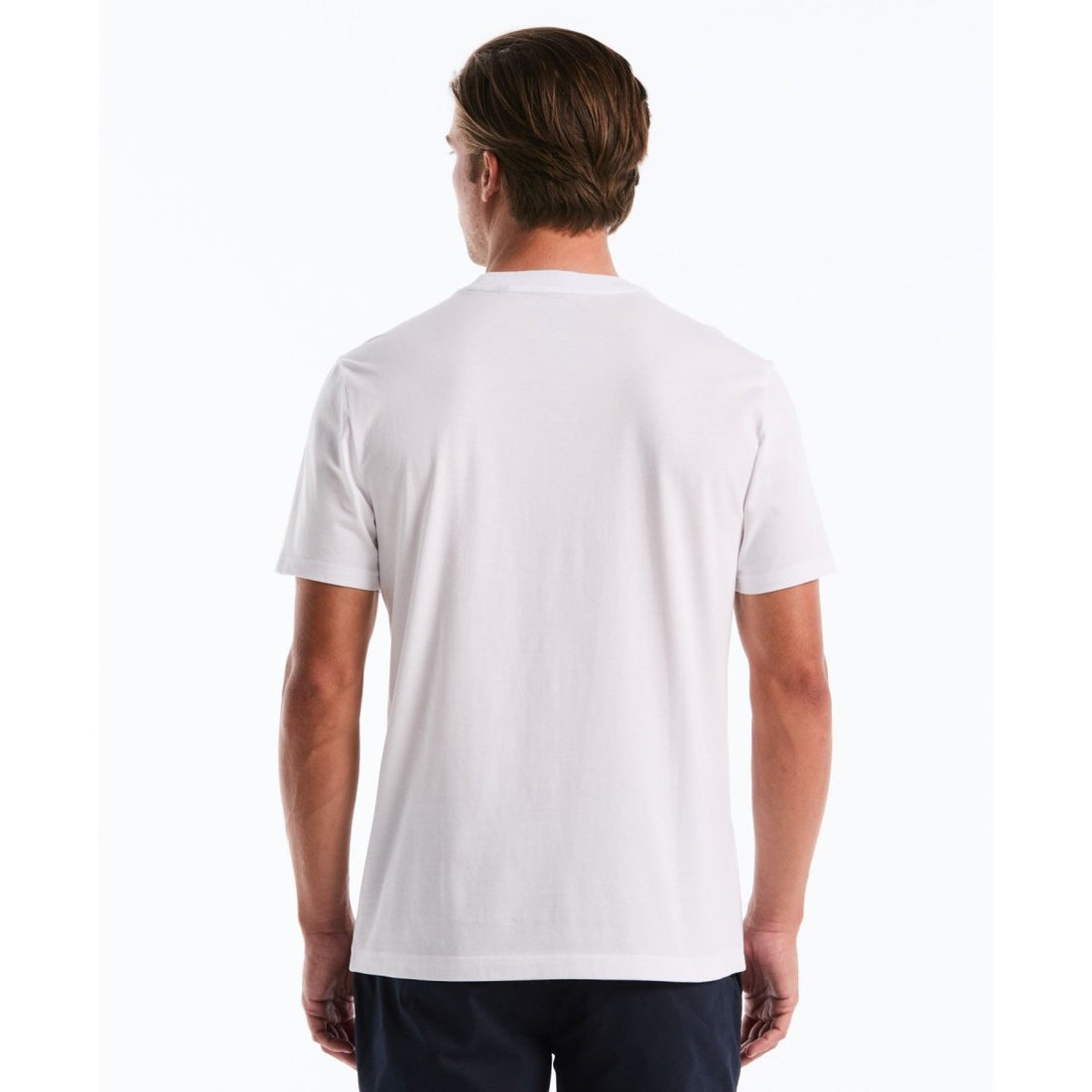 Outline Pete Graphic T-Shirt In Bright White - RUTHERFORD & Co