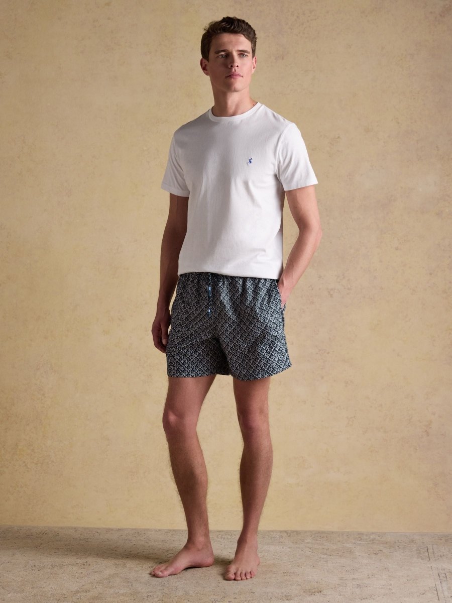 Overton Navy Swimming Shorts - RUTHERFORD & Co