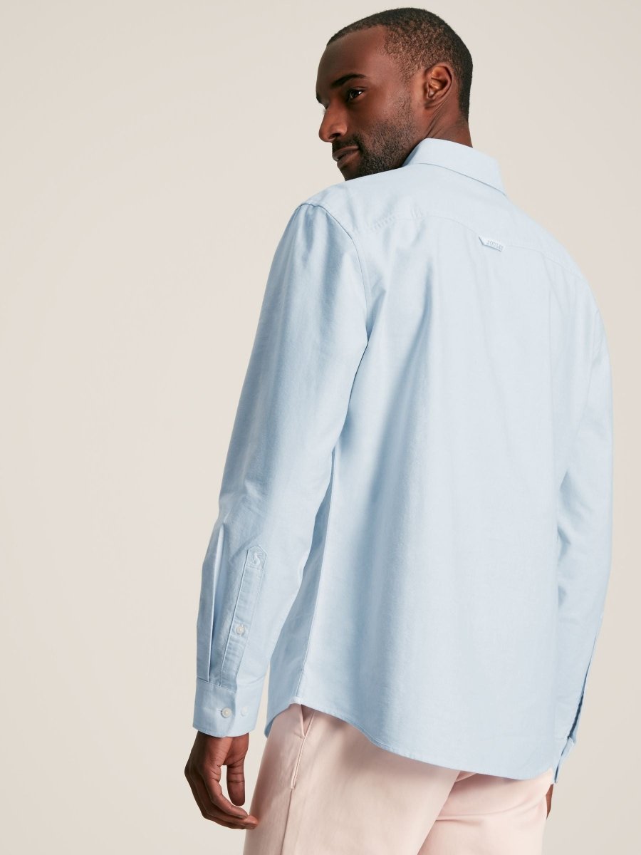 Oxford Blue Long Sleeve Oxford Shirt - RUTHERFORD & Co