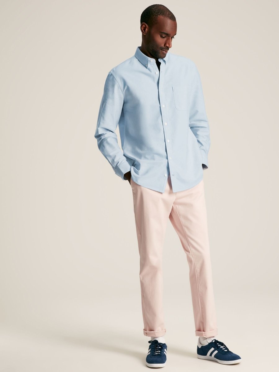 Oxford Blue Long Sleeve Oxford Shirt - RUTHERFORD & Co