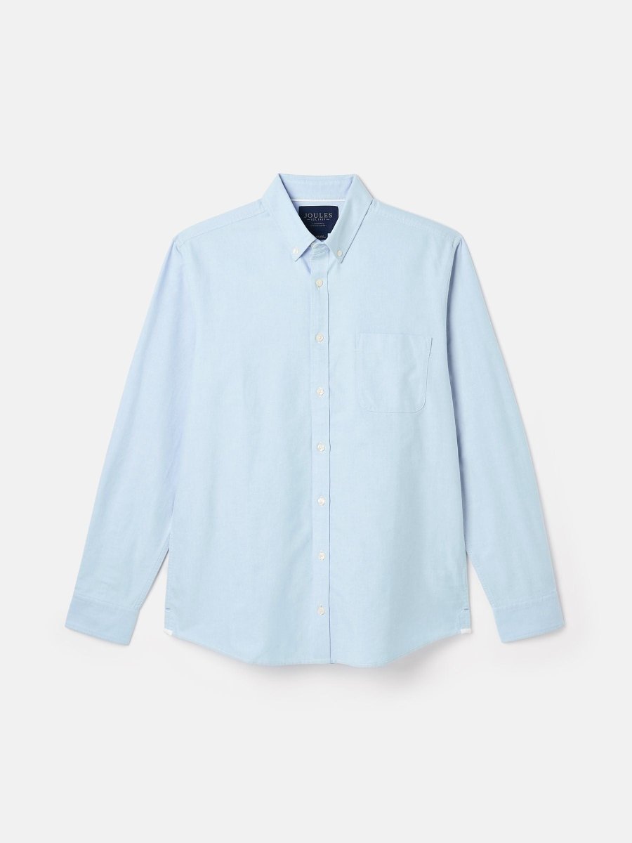 Oxford Blue Long Sleeve Oxford Shirt - RUTHERFORD & Co