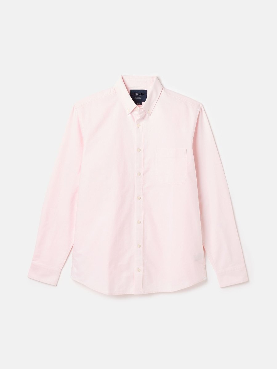 Oxford Pink Long Sleeve Oxford Shirt - RUTHERFORD & Co
