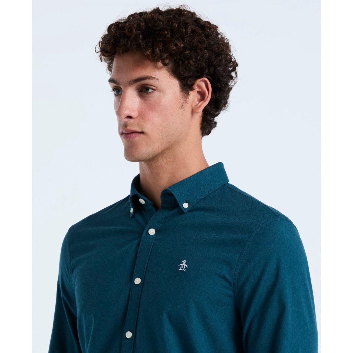 Oxford Shirt In Reflecting Pond - RUTHERFORD & Co