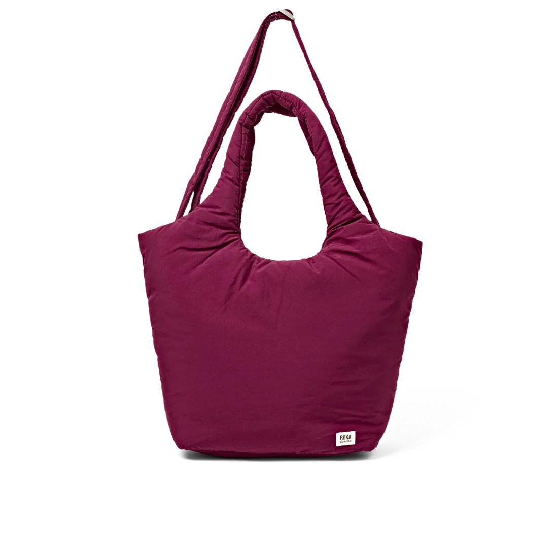 Oxford Shoulder Bag in Merlot - Medium - RUTHERFORD & Co