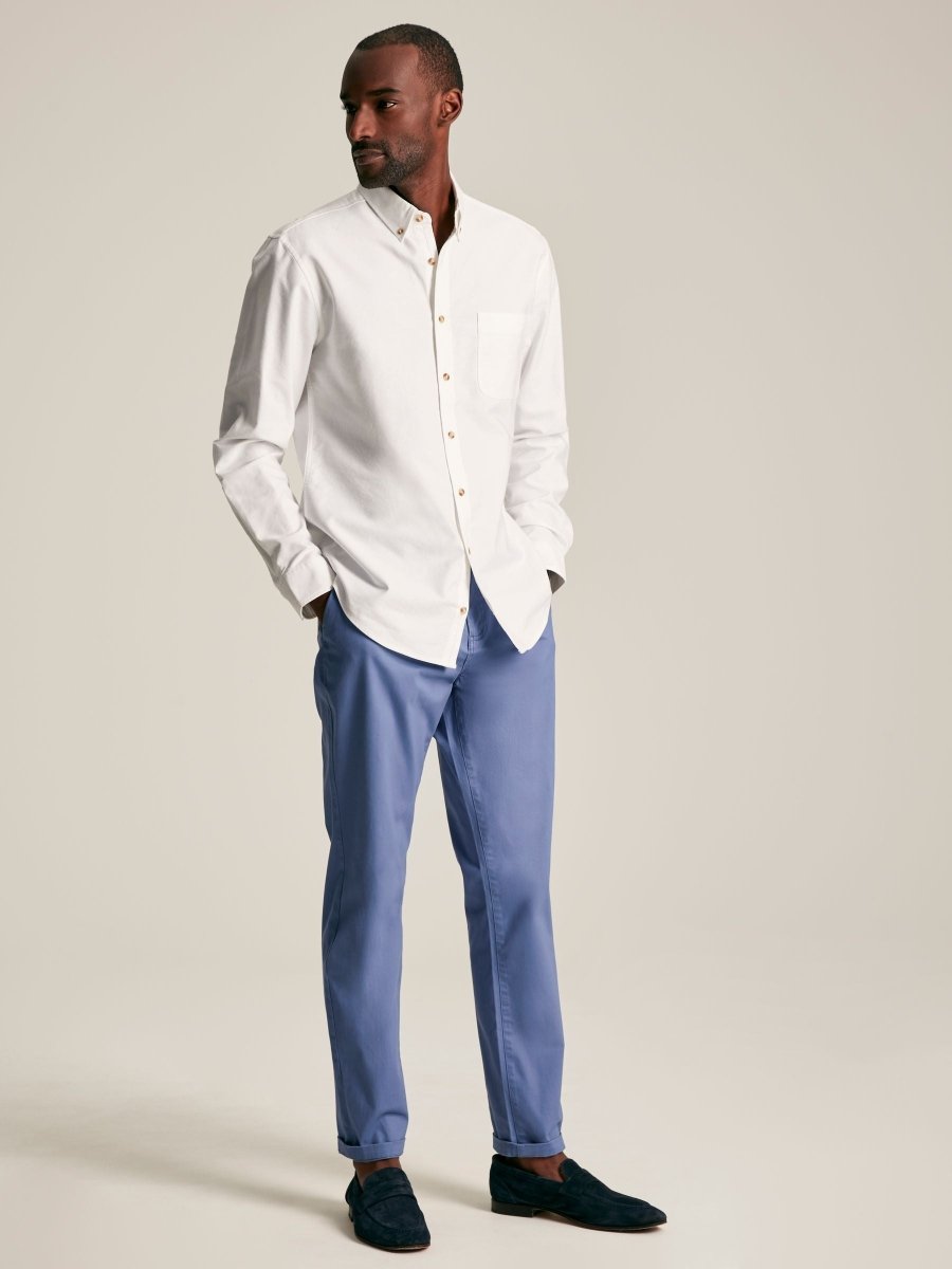 Oxford White Long Sleeve Oxford Shirt - RUTHERFORD & Co