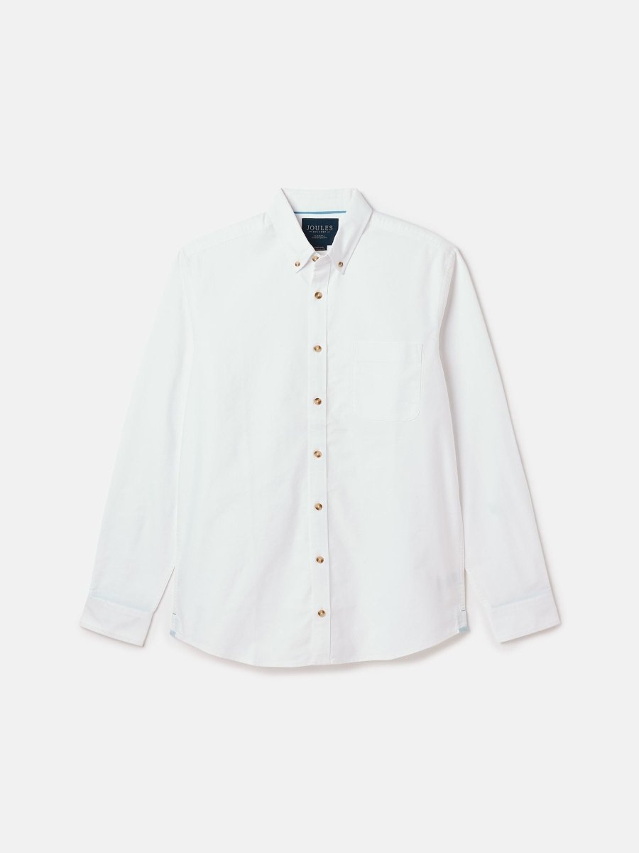 Oxford White Long Sleeve Oxford Shirt - RUTHERFORD & Co