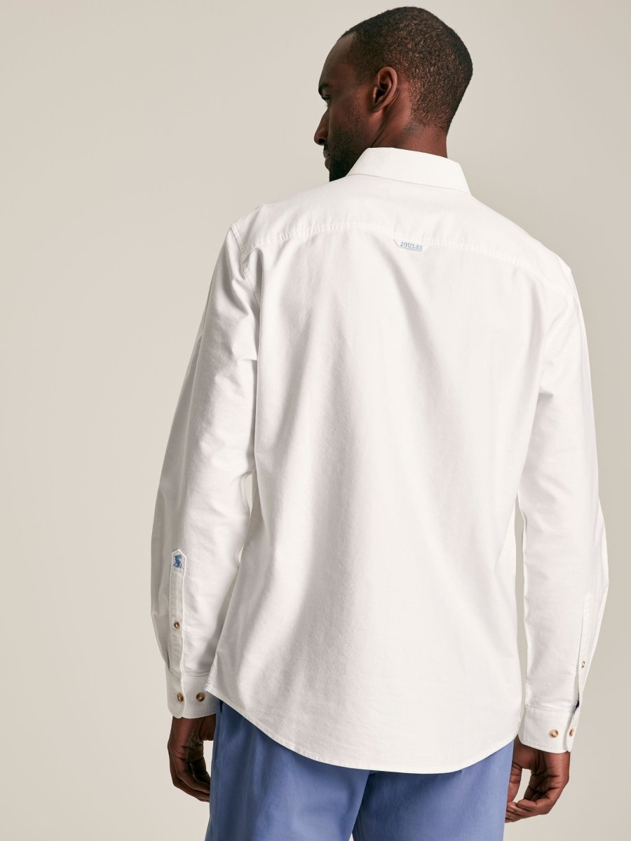 Oxford White Long Sleeve Oxford Shirt - RUTHERFORD & Co