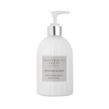 Fresh Sage & Cedar Hand & Body Cream - RUTHERFORD & Co