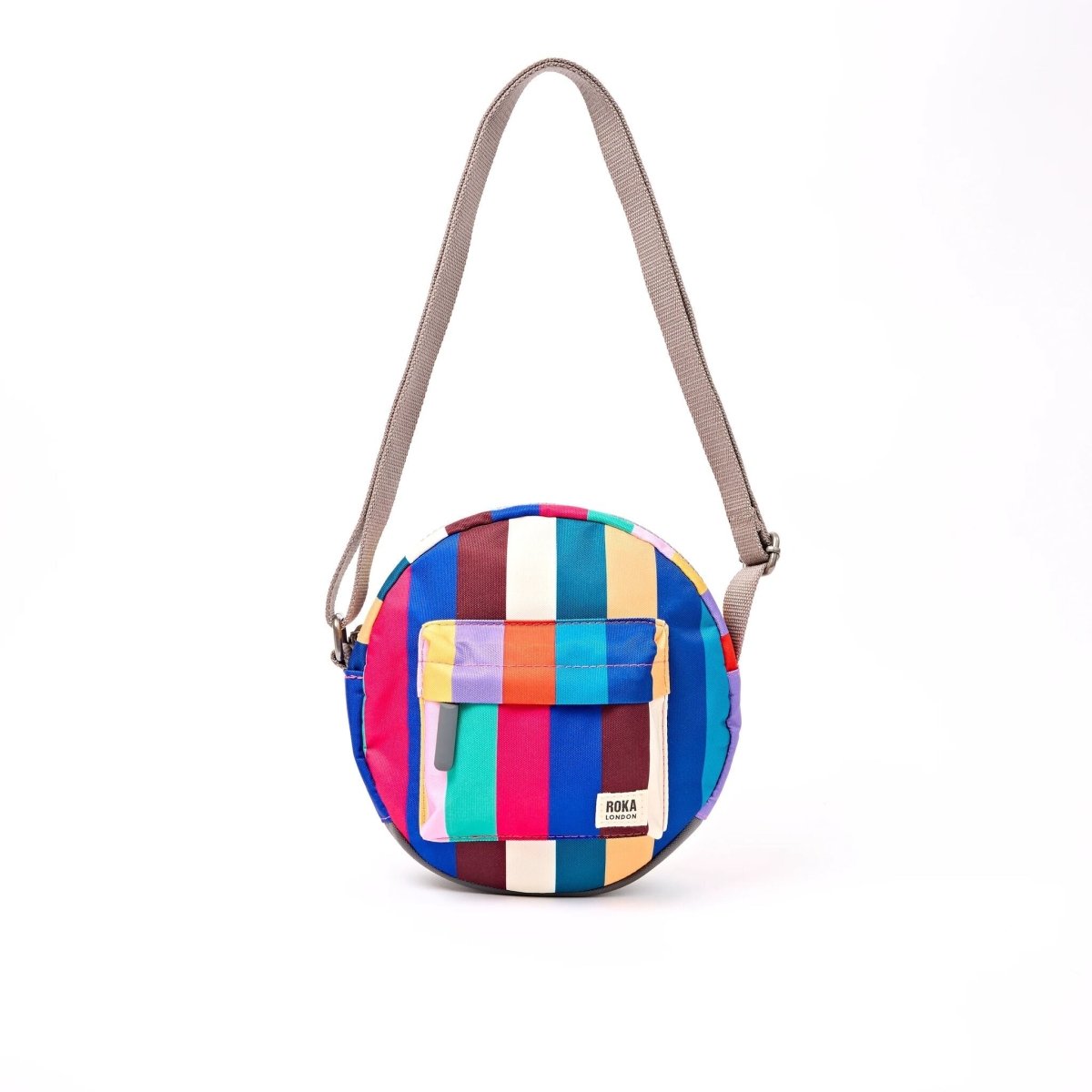 Paddington Crossbody Bag in Wide Multi Stripe - RUTHERFORD & Co