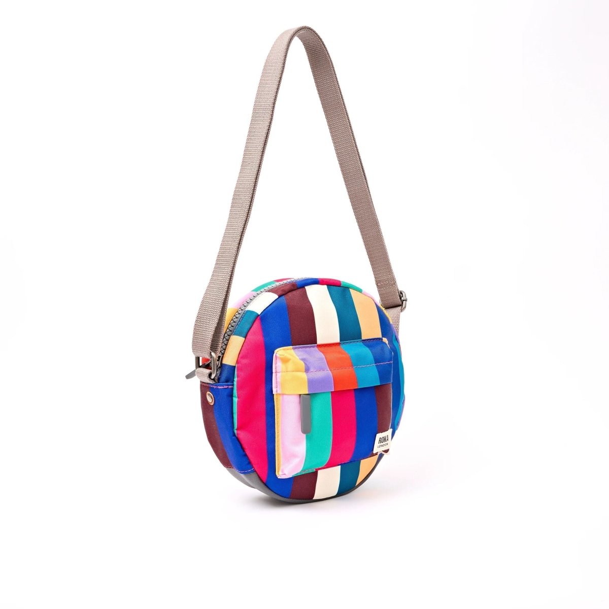 Paddington Crossbody Bag in Wide Multi Stripe - RUTHERFORD & Co