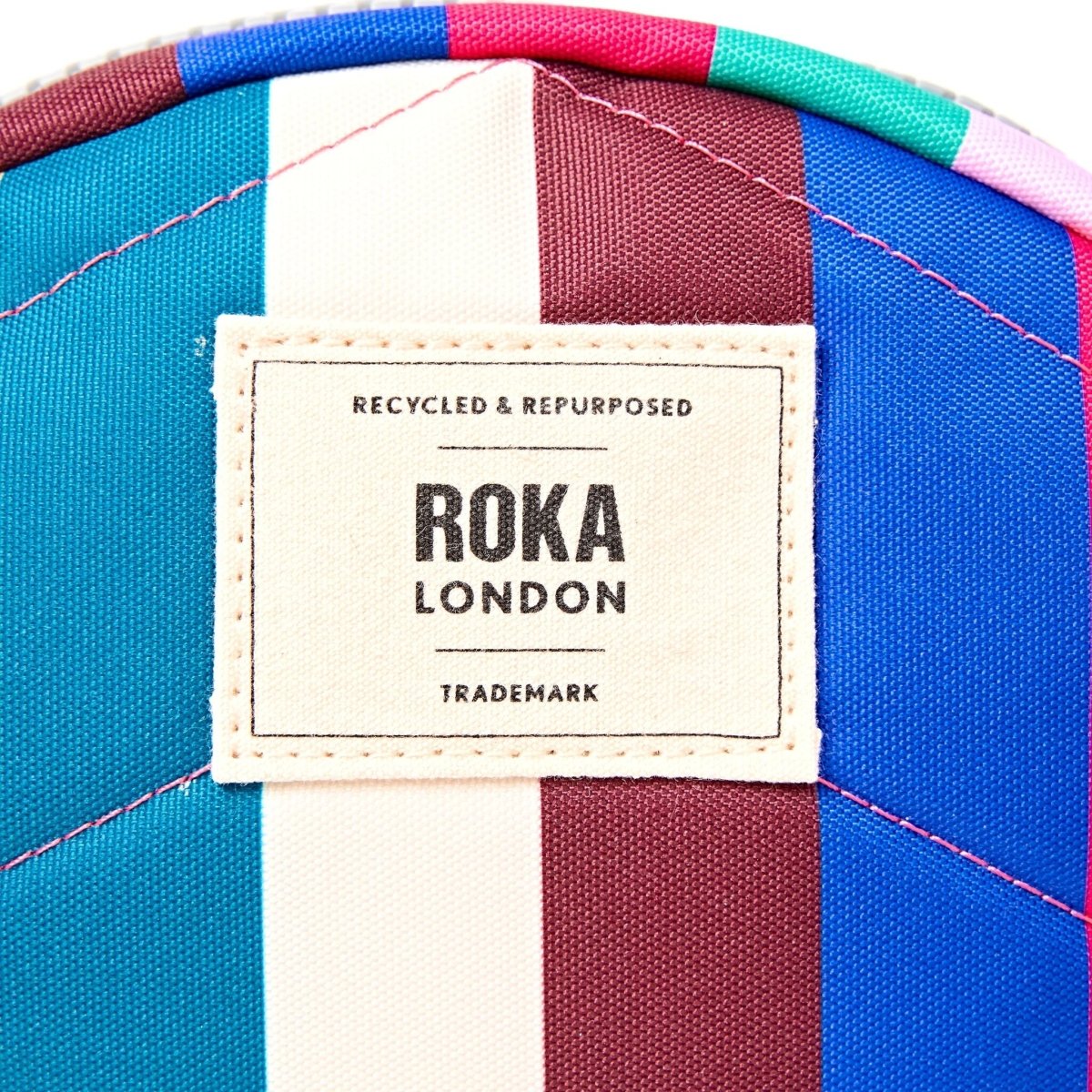 Paddington Crossbody Bag in Wide Multi Stripe - RUTHERFORD & Co
