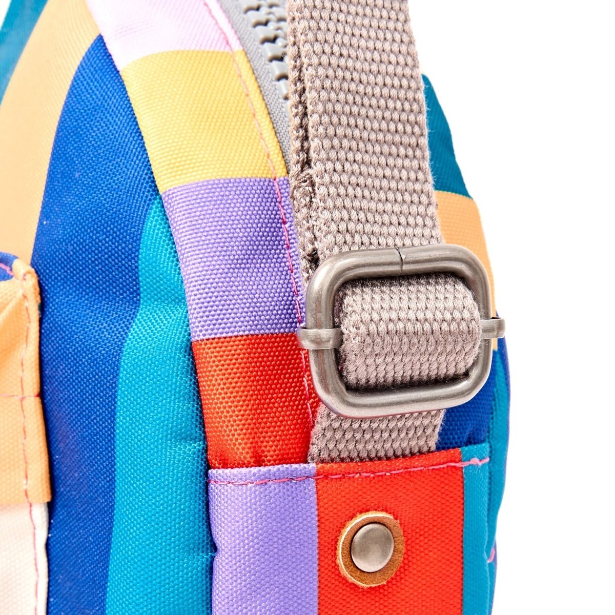 Paddington Crossbody Bag in Wide Multi Stripe - RUTHERFORD & Co