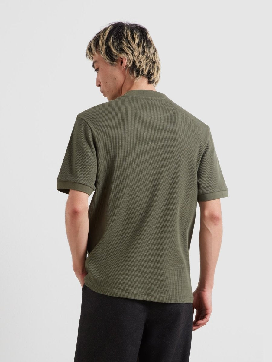 Paine Waffle T-Shirt In Rosemary - RUTHERFORD & Co