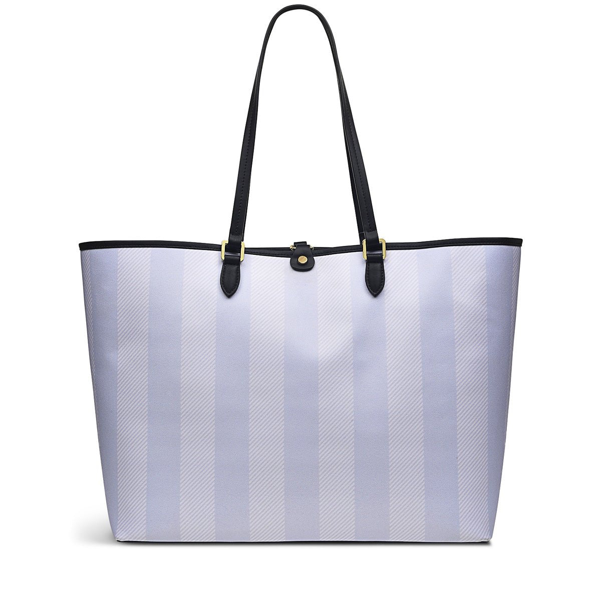 Palace Gardens - Stripe Chalk Large Open Top Shoulder - RUTHERFORD & Co