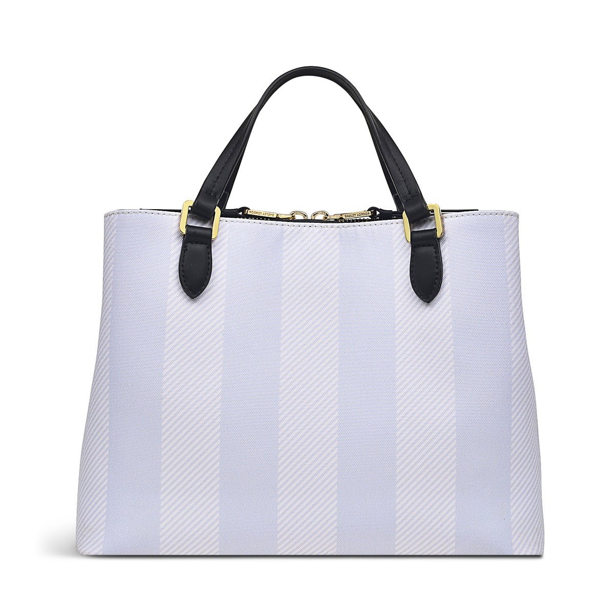 Palace Gardens - Stripe Chalk Medium Ziptop Multiway - RUTHERFORD & Co