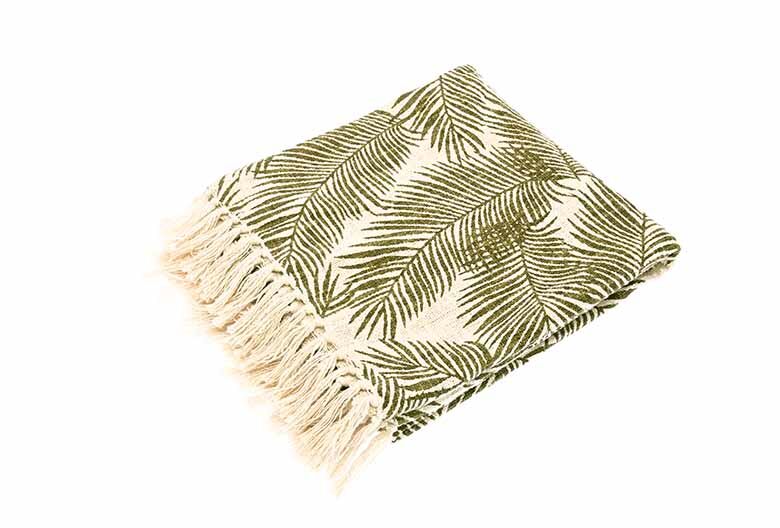 Palm leaf throw - RUTHERFORD & Co