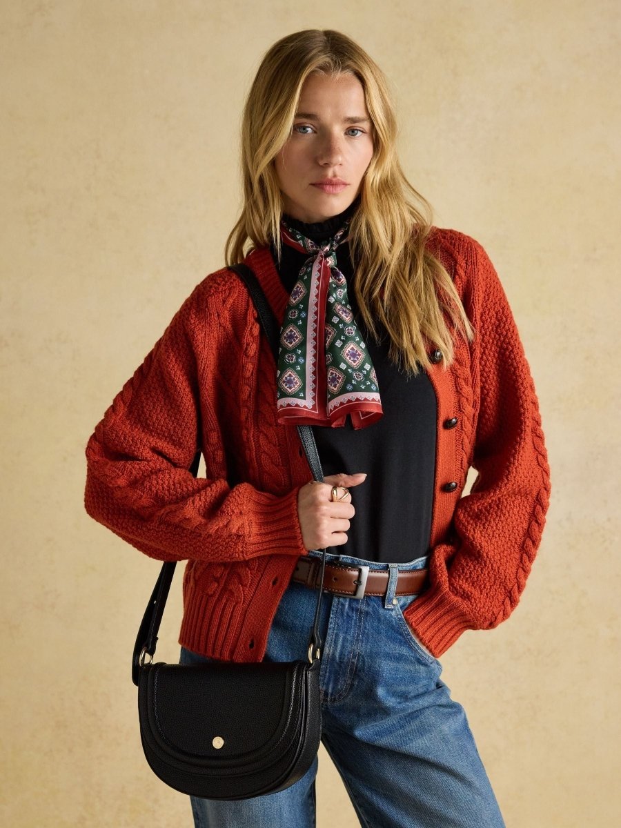 Paloma Black Half Moon Cross Body - RUTHERFORD & Co