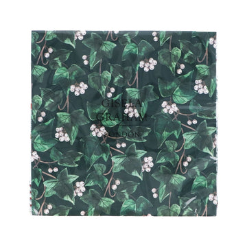 Paper Napkins/Ivy & White Berries/Pack 20 - RUTHERFORD & Co