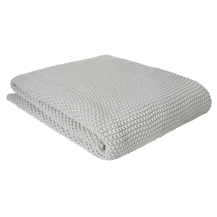 Parker Dove Grey 125x150cm Throw - RUTHERFORD & Co