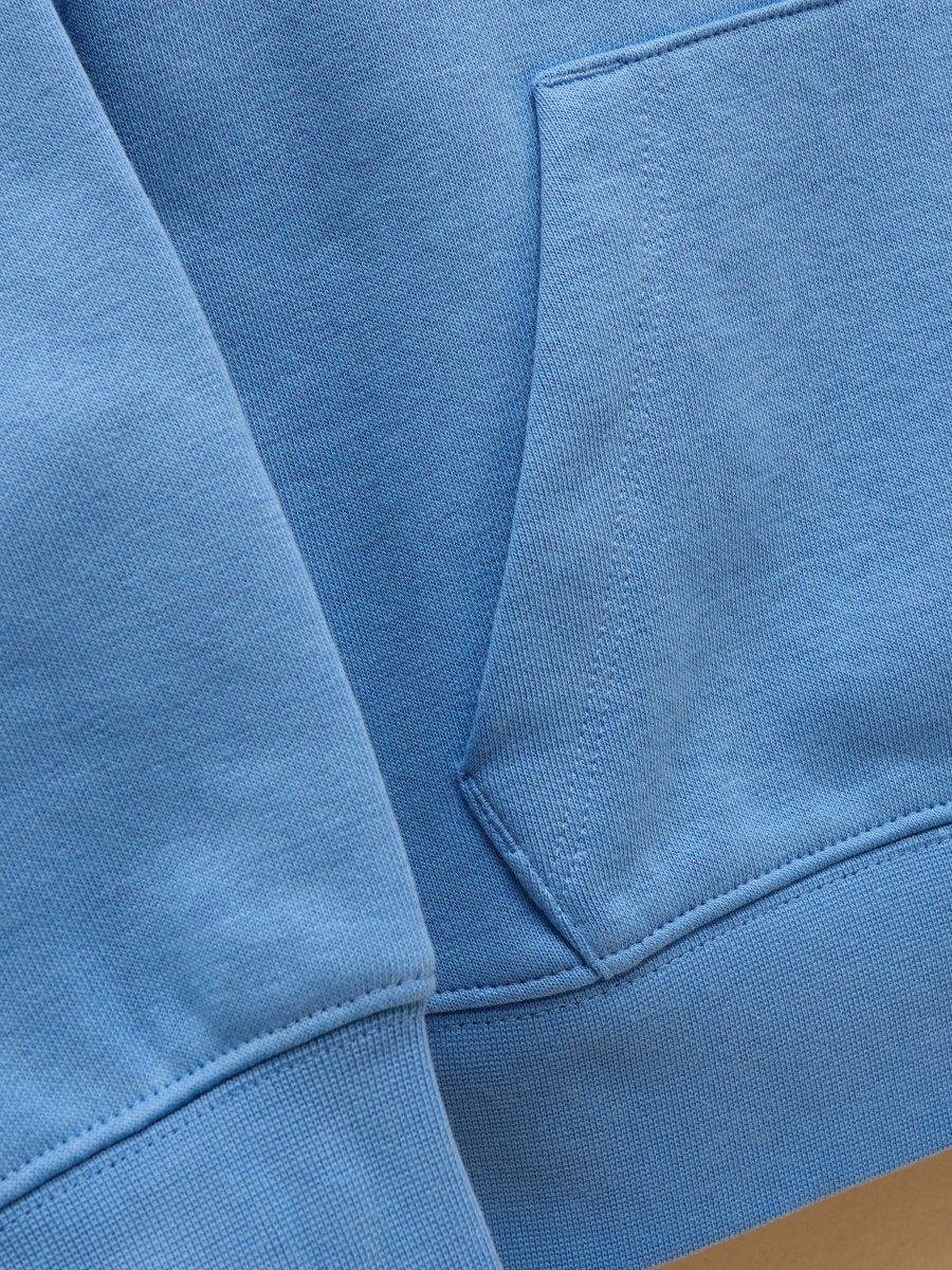Parkside Blue Jersey Hoodie - RUTHERFORD & Co