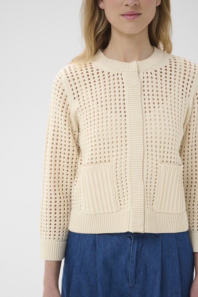 Part Two Denize Cardigan - Whitecap Grey - RUTHERFORD & Co