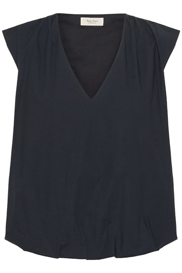 Part Two Didi Top - Dark Navy - RUTHERFORD & Co