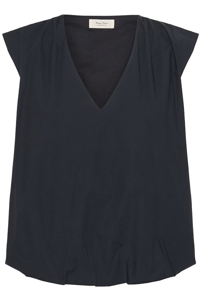 Part Two Didi Top - Dark Navy - RUTHERFORD & Co