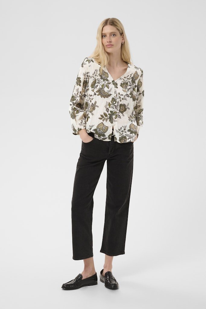 Part Two Dolli Blouse - Beetle Flower Print - RUTHERFORD & Co