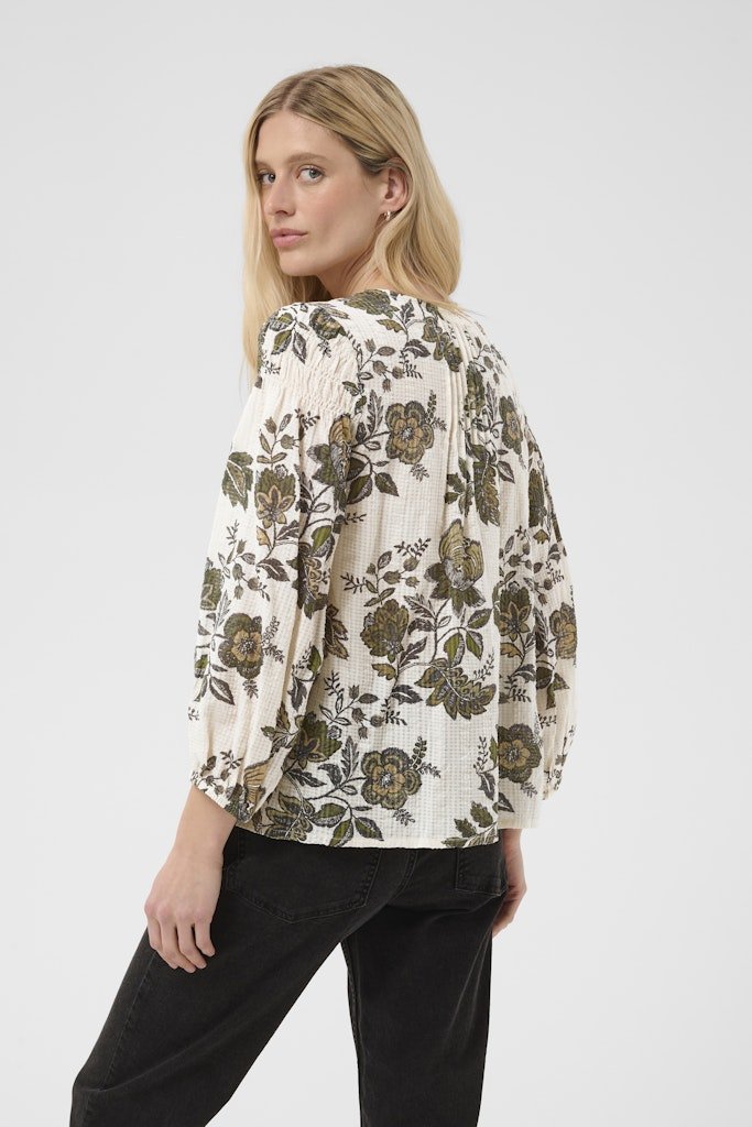 Part Two Dolli Blouse - Beetle Flower Print - RUTHERFORD & Co